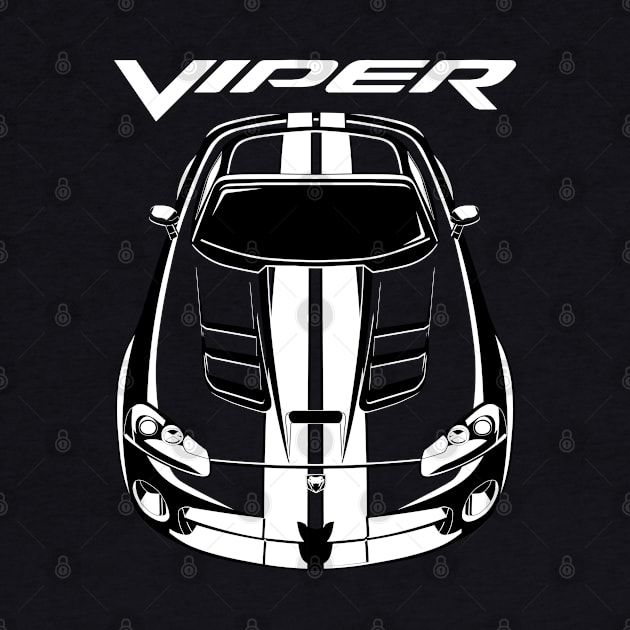 Dodge Viper SRT10 - White Stripes by V8social